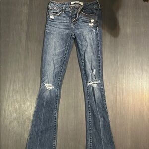 Abercrombie & Fitch Blue Flare Jeans